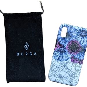 Burga iPhone XR Case Blue/Purple with Black Bag